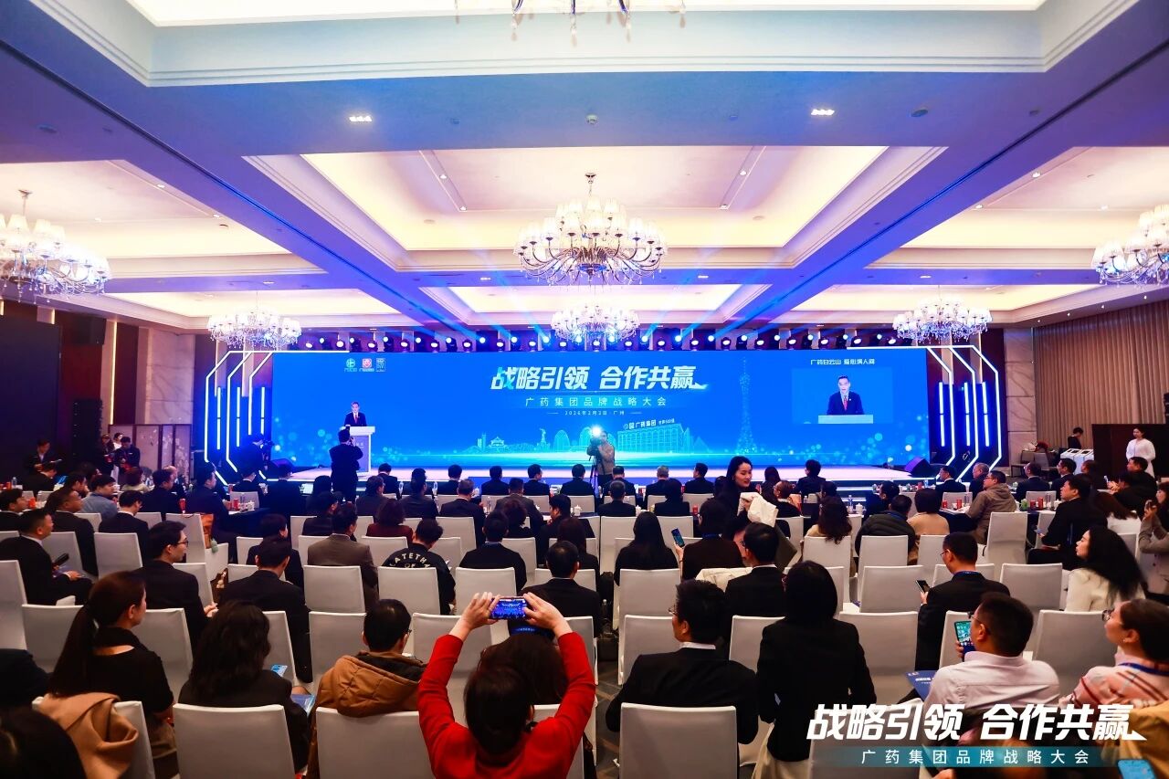 白云山BG大游集团官网制药参加广药集团品牌战略大会并荣获优秀品牌案例